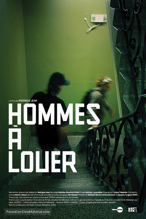 Hommes &agrave; louer - Canadian Movie Poster