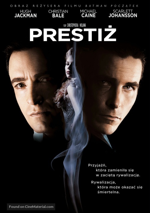 The Prestige - Polish DVD movie cover