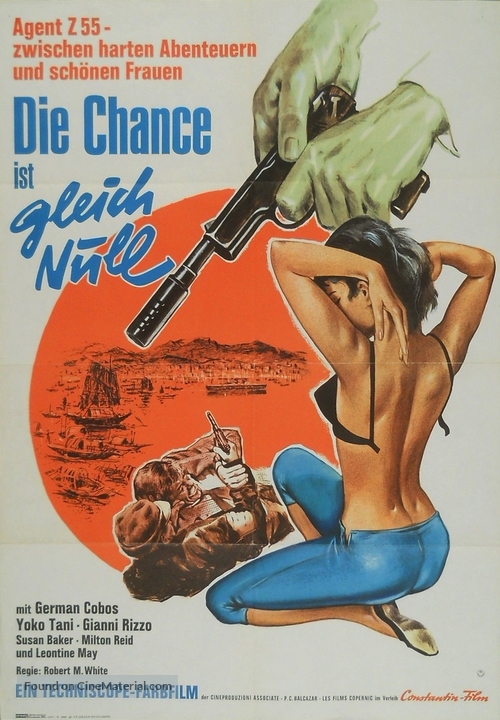 Agente Z 55 missione disperata - German Movie Poster