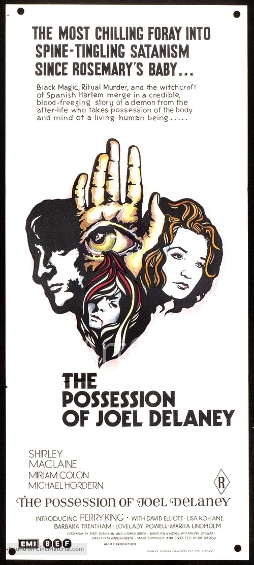 The Possession of Joel Delaney - Australian Movie Poster