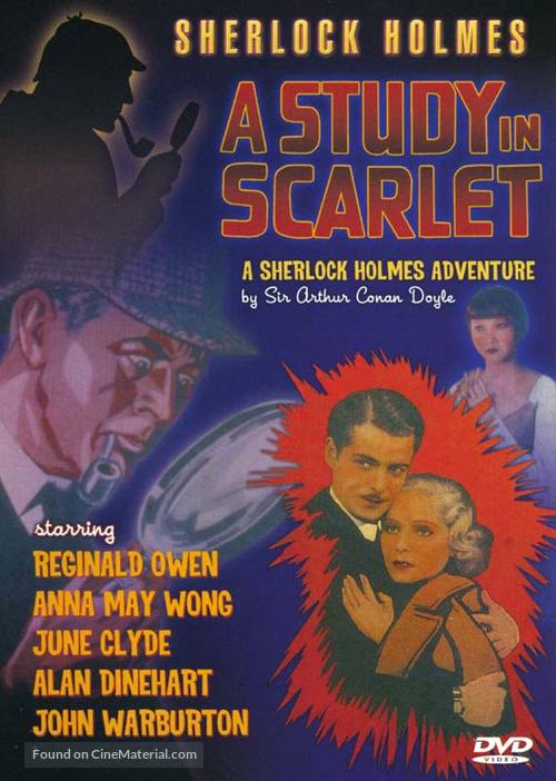 A Study in Scarlet - DVD movie cover