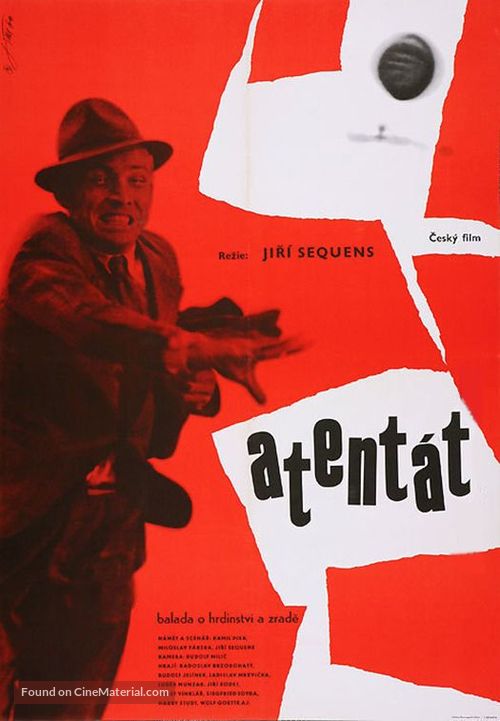 Atent&aacute;t - Czech Movie Poster