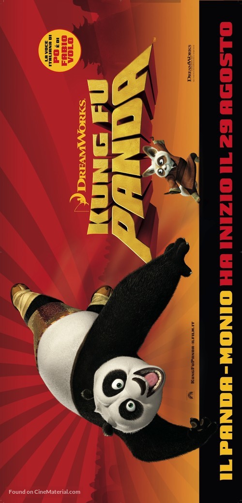 Kung Fu Panda - Italian Movie Poster