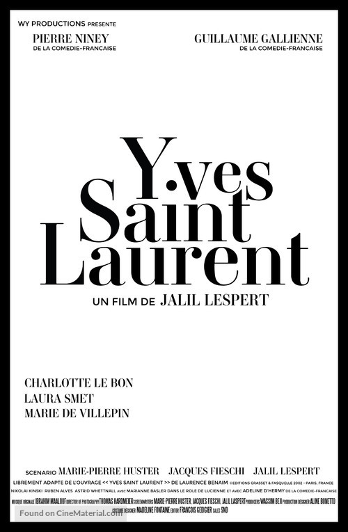 Yves Saint Laurent - Movie Poster