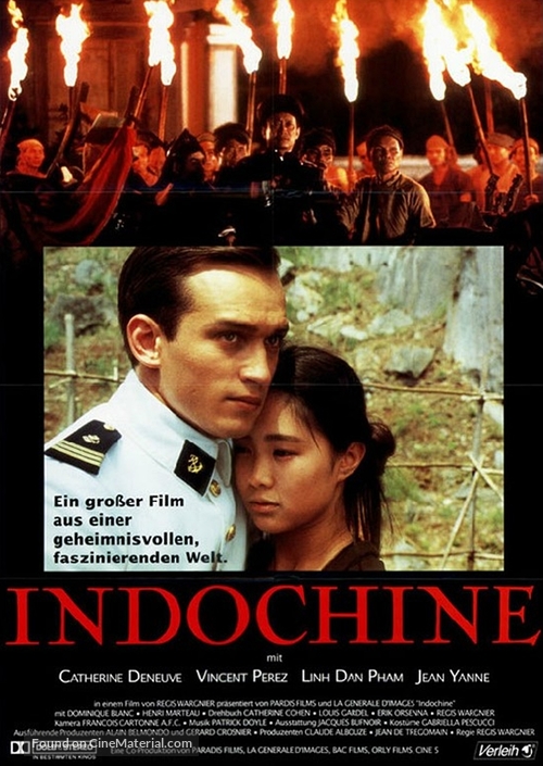 Indochine - German Movie Poster