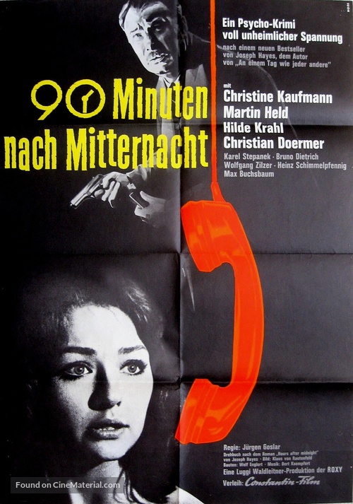 90 Minuten nach Mitternacht - German Movie Poster