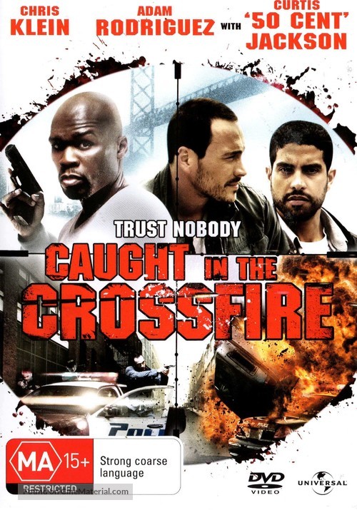 Caught in the Crossfire - Australian DVD movie cover