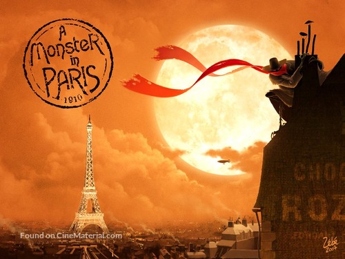 Un monstre &agrave; Paris - French Movie Poster