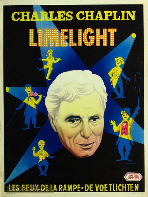 Limelight - Belgian Theatrical movie poster