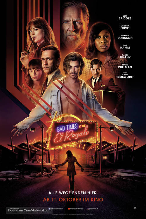 Bad Times at the El Royale - Swiss Movie Poster