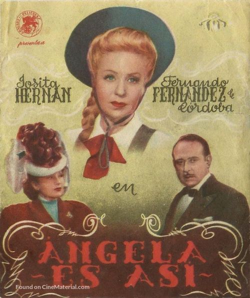 &Aacute;ngela es as&iacute; - Spanish Movie Poster