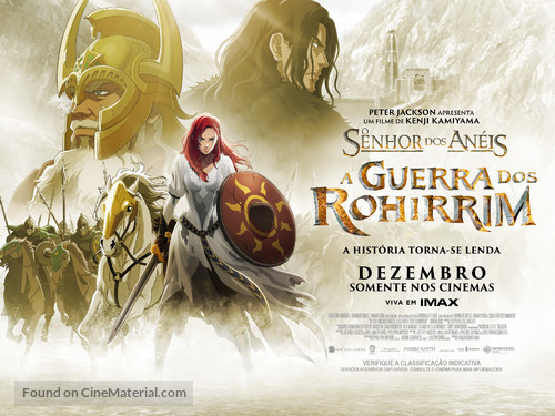 The Lord of the Rings: The War of the Rohirrim - Brazilian Movie Poster