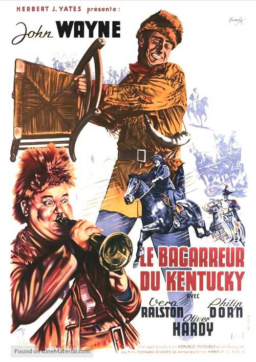 The Fighting Kentuckian - French Movie Poster