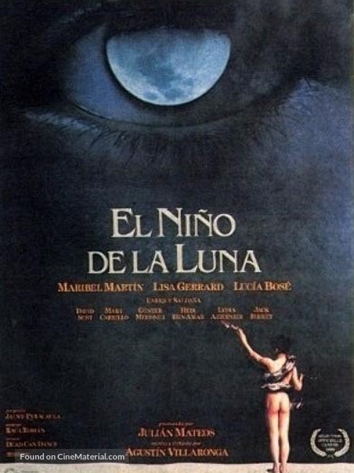 El ni&ntilde;o de la luna - Spanish Movie Poster