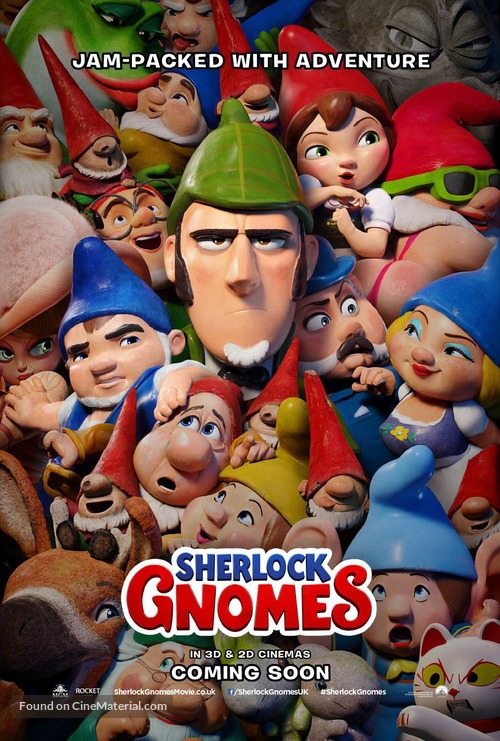 Sherlock Gnomes - British Movie Poster