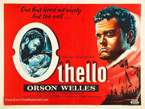 The Tragedy of Othello: The Moor of Venice - British Movie Poster