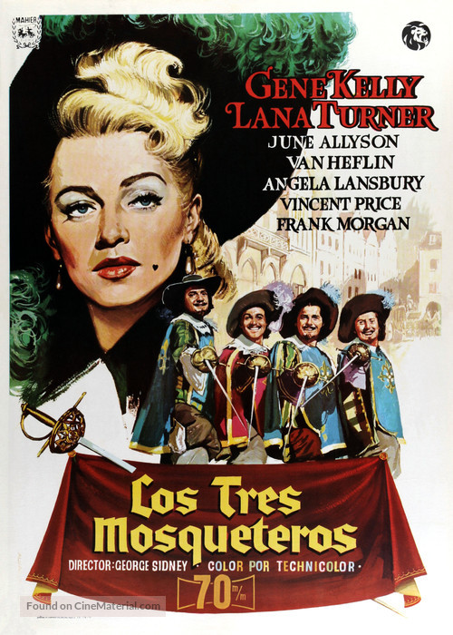The Three Musketeers - Spanish Movie Poster