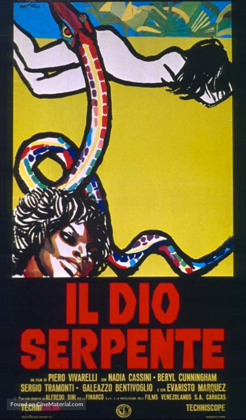 Il dio serpente - Italian Movie Poster