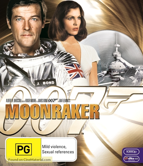 Moonraker - Australian Blu-Ray movie cover