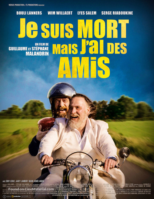 Je suis mort mais j&#039;ai des amis - French Movie Poster