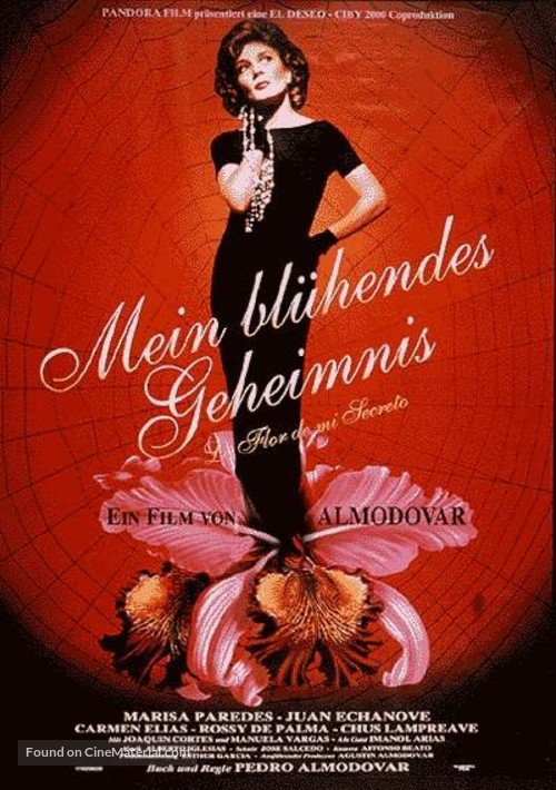 La flor de mi secreto - German Movie Poster