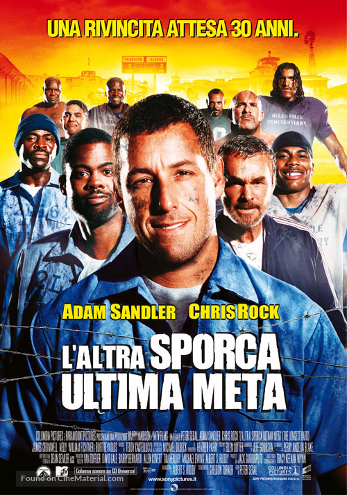 The Longest Yard - Italian Movie Poster