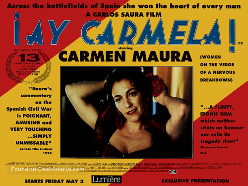 &iexcl;Ay, Carmela! - British Movie Poster