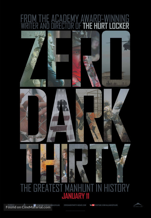 Zero Dark Thirty - Canadian Movie Poster