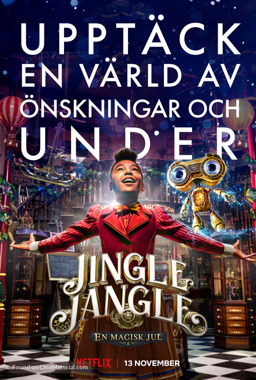 Jingle Jangle: A Christmas Journey - Swedish Movie Poster