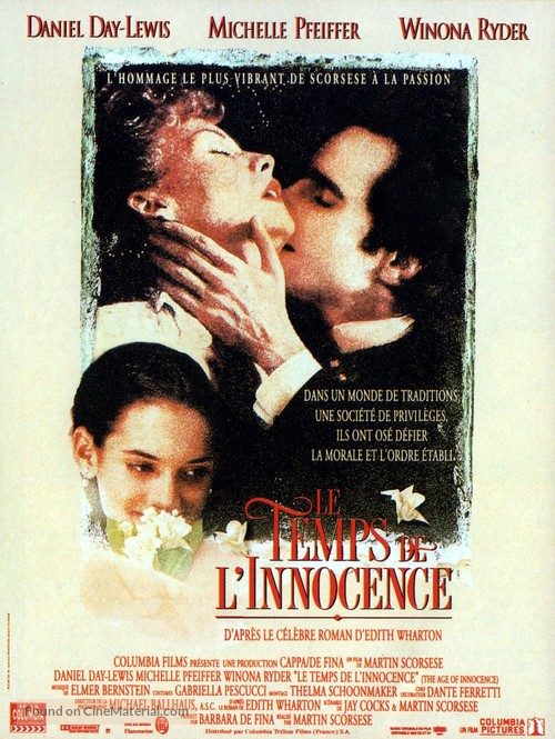 The Age of Innocence - French Movie Poster