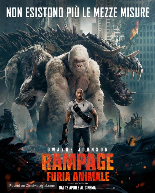 Rampage - Italian Movie Poster