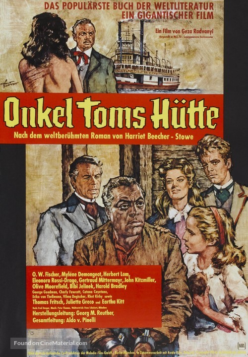 Onkel Toms H&uuml;tte - German Movie Poster