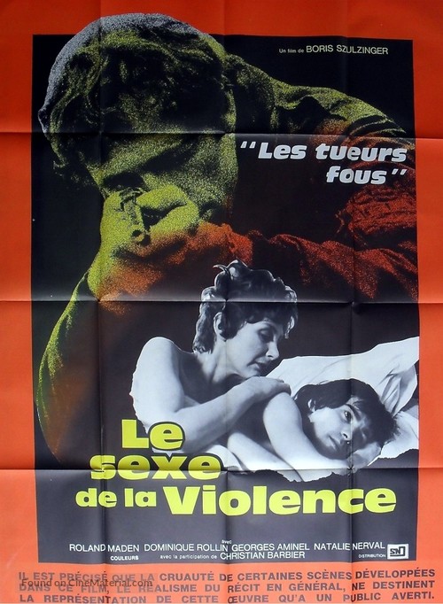 Les tueurs fous - French Movie Poster