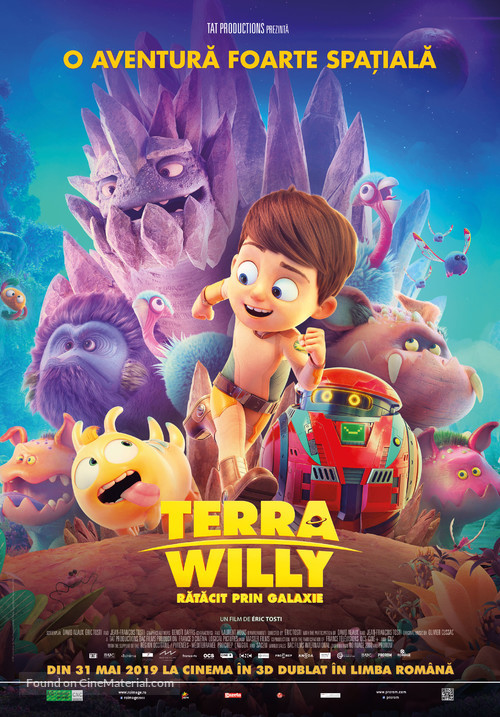 Terra Willy: La plan&egrave;te inconnue - Romanian Movie Poster