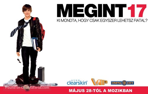 17 Again - Hungarian Movie Poster