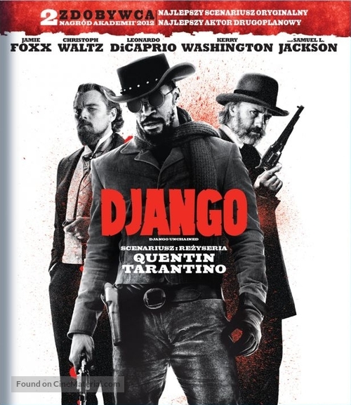 Django Unchained - Polish Blu-Ray movie cover