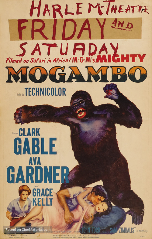 Mogambo - Theatrical movie poster