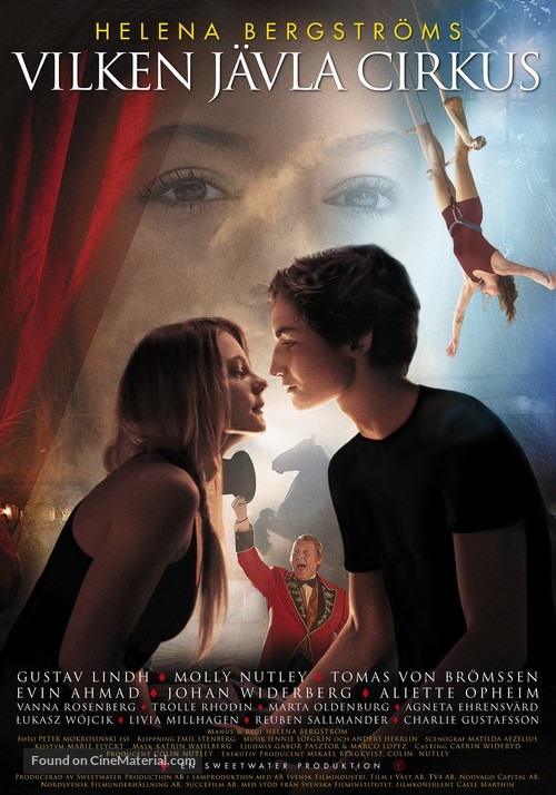 Vilken j&auml;vla cirkus - Swedish Movie Poster