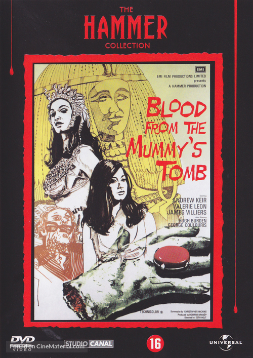 Blood from the Mummy&#039;s Tomb - Belgian Movie Cover