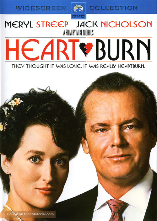 Heartburn - DVD movie cover
