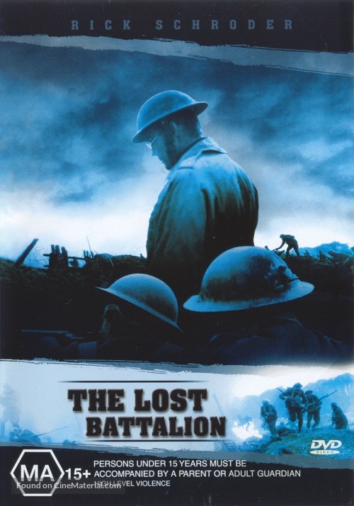 The Lost Battalion - Australian DVD movie cover