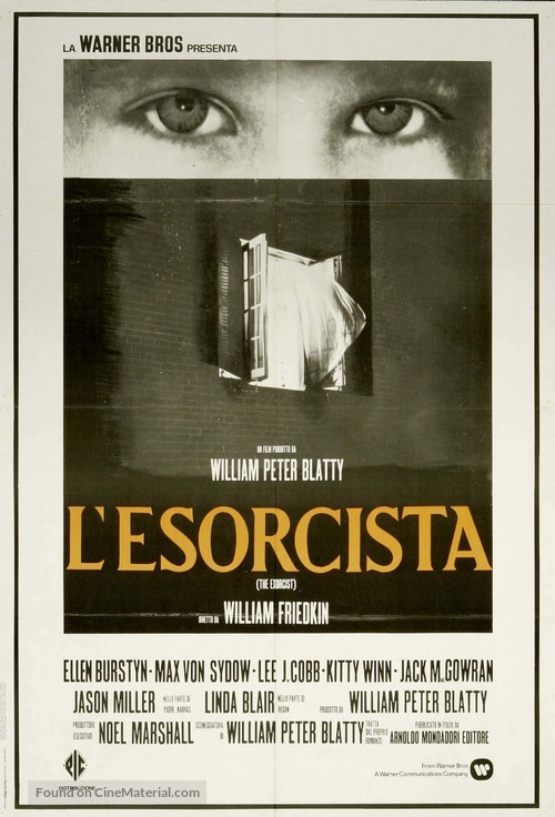 The Exorcist - Italian Theatrical movie poster