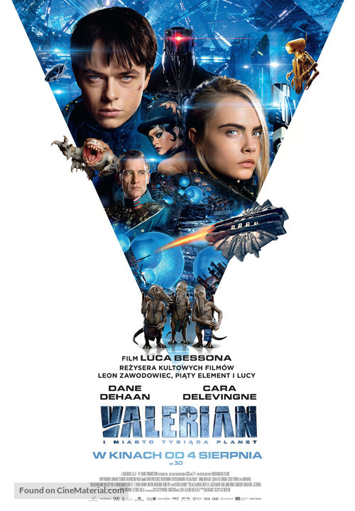 Valerian and the City of a Thousand Planets - Polish Movie Poster