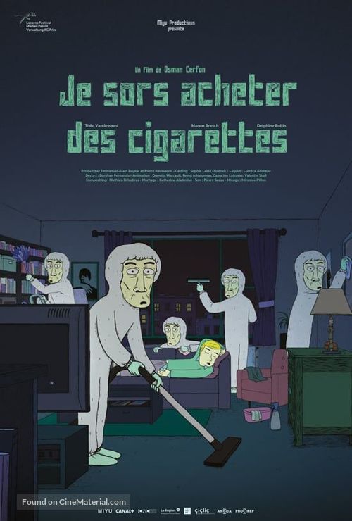 Je sors acheter des cigarettes - French Movie Poster