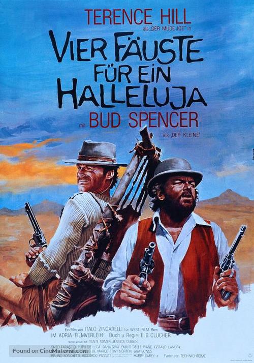 ...continuavano a chiamarlo Trinit&agrave; - German Movie Poster