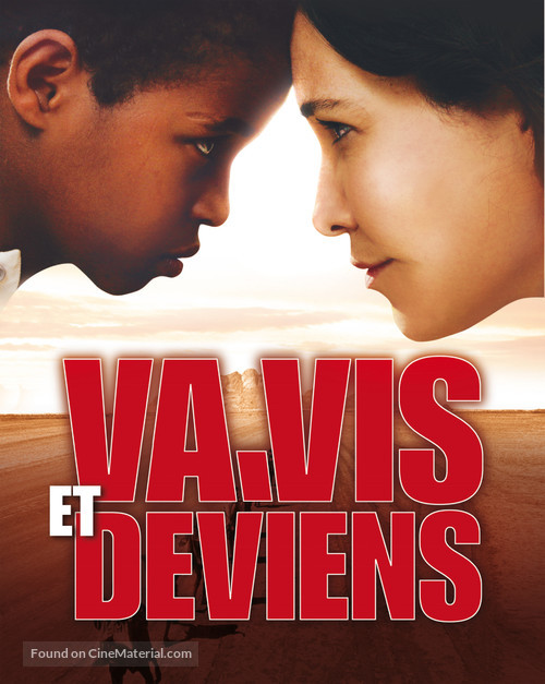 Va, vis, et deviens - French Movie Poster