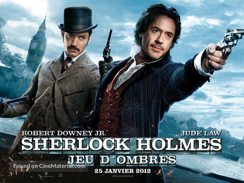 Sherlock Holmes: A Game of Shadows - French Movie Poster