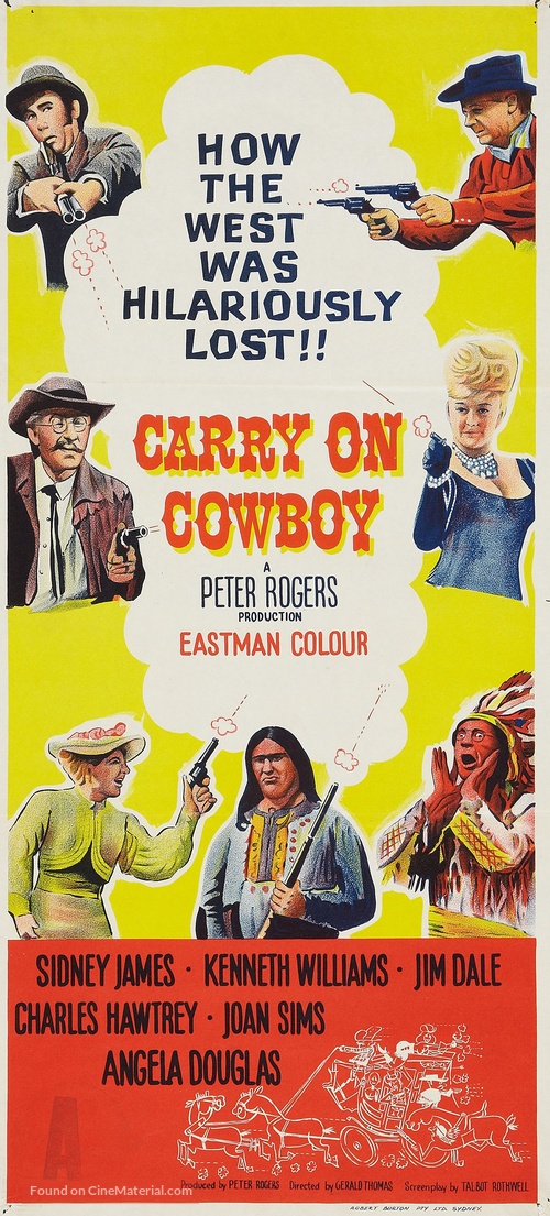 Carry on Cowboy - Australian Movie Poster