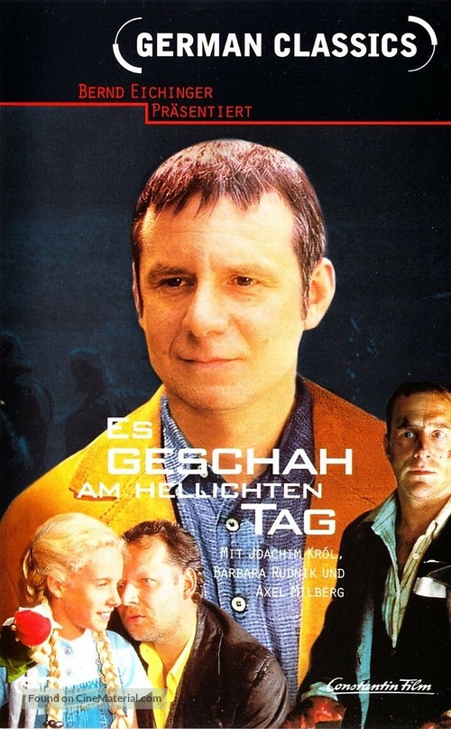 Es geschah am hellichten Tag - German VHS movie cover