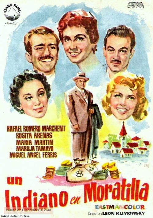 Un indiano en Moratilla - Spanish Movie Poster